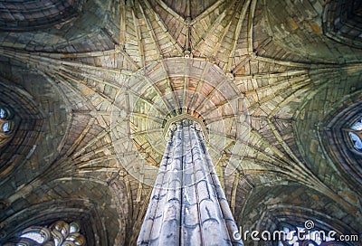 Elgin Cathedral, Moray, Scotland Editorial Stock Photo